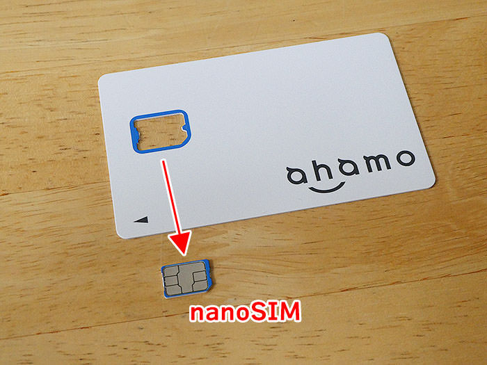 「nanoSIMカード」が完成