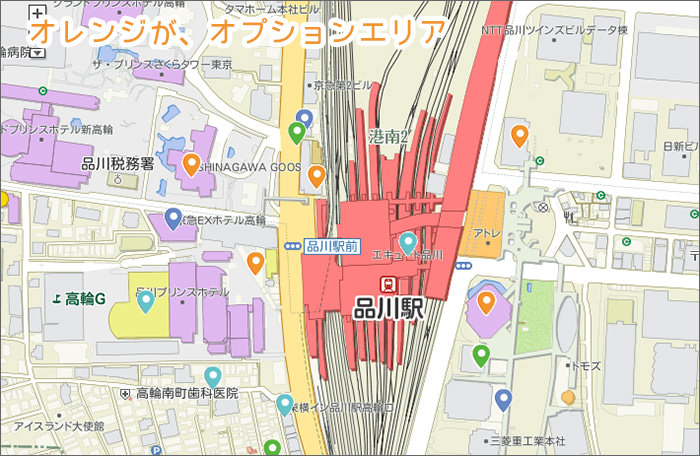 ギガぞうのオプションエリア一例