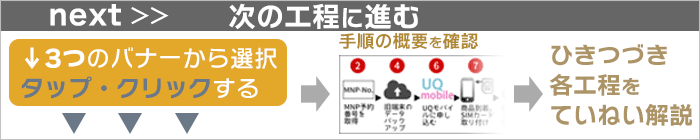 次の工程に進む