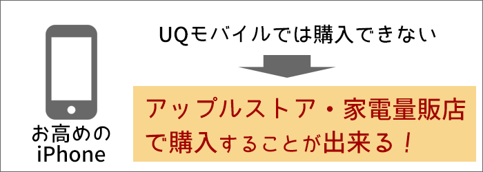 お高めのiPhoneは、アップルストアで購入できる!