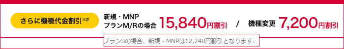 一部スマホは割引額が高い