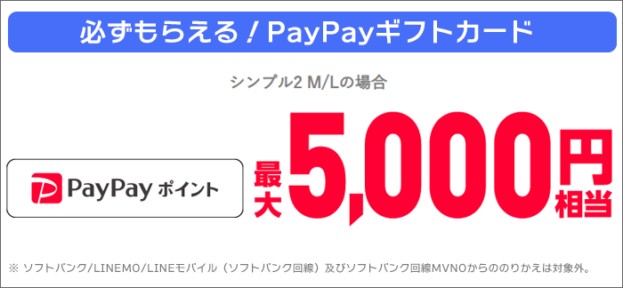 ワイモバイル公式SIM購入キャンペーン